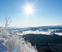 Le soleil dans le viseur