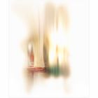 le soleil d'automne dans l'église catholique