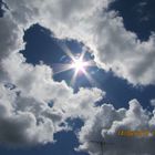 le soleil qui joue au " cache cache" avec les nuages