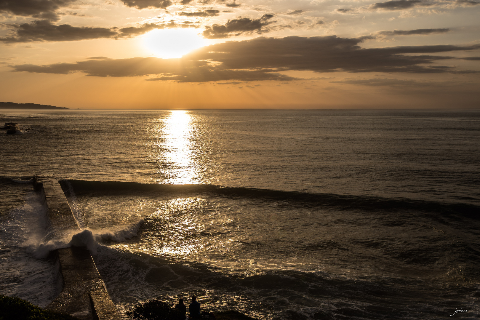LE SOLEIL SE COUCHE photo et image nature, coucher de soleil, mer Images