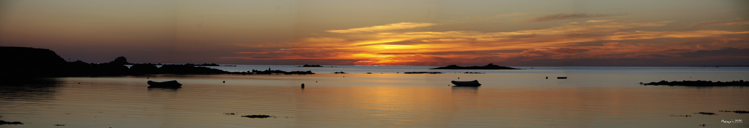 Le soleil se couche sur Quiberon