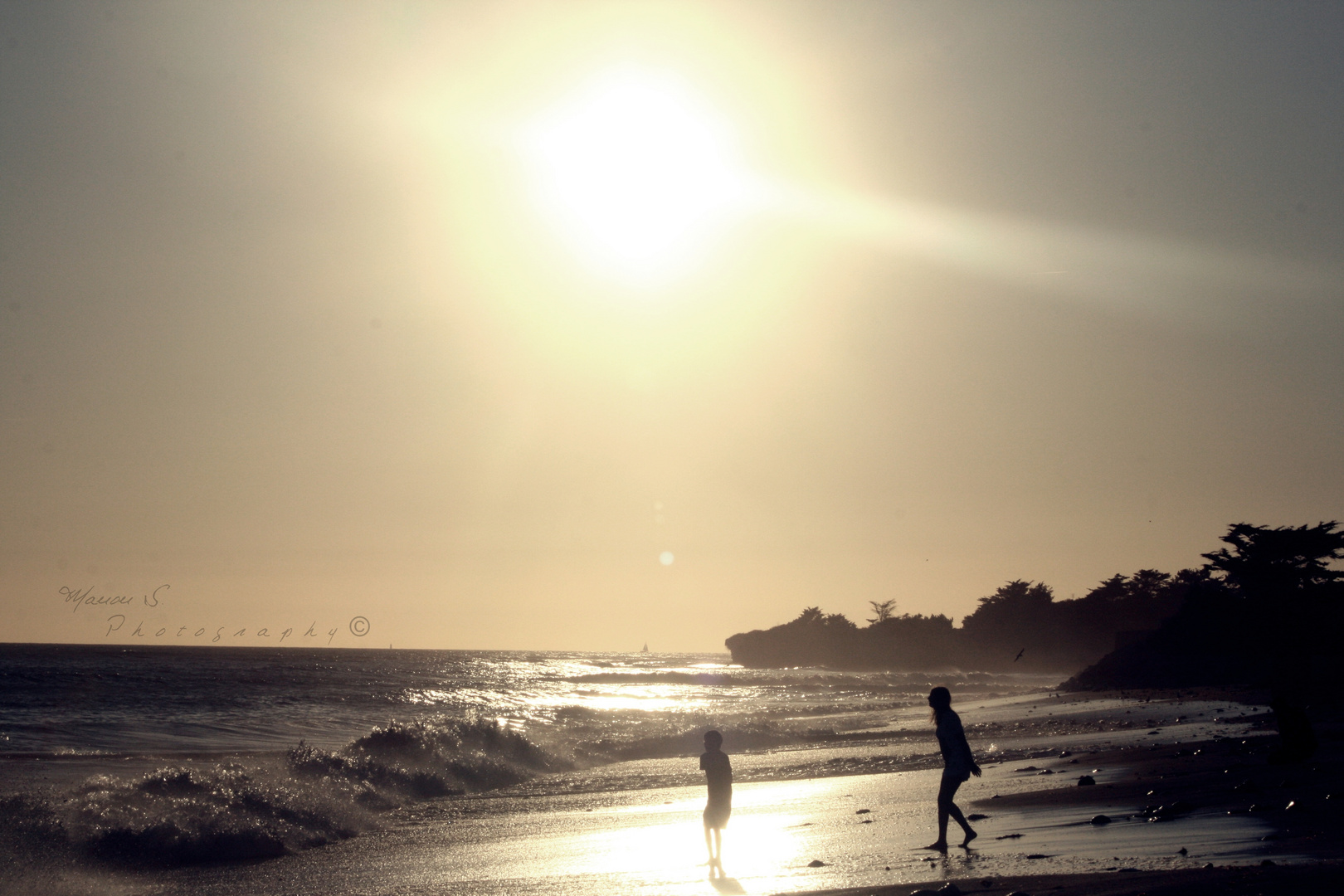 Le soleil se couche sur Ré.