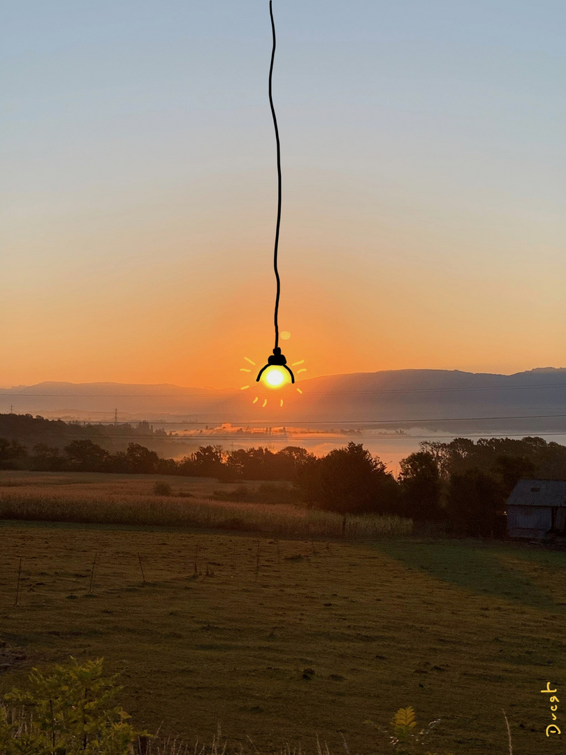 Le soleil se fait luminaire