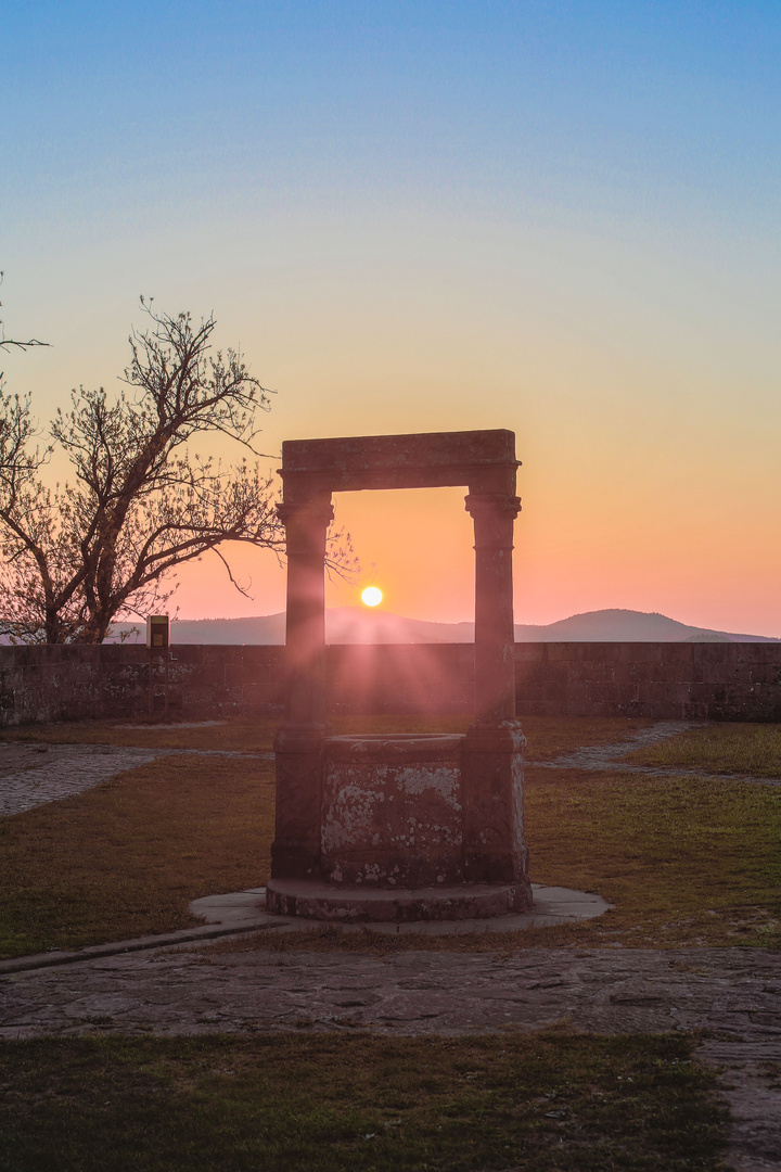 Le soleil se lève sur les Vosges du Nord