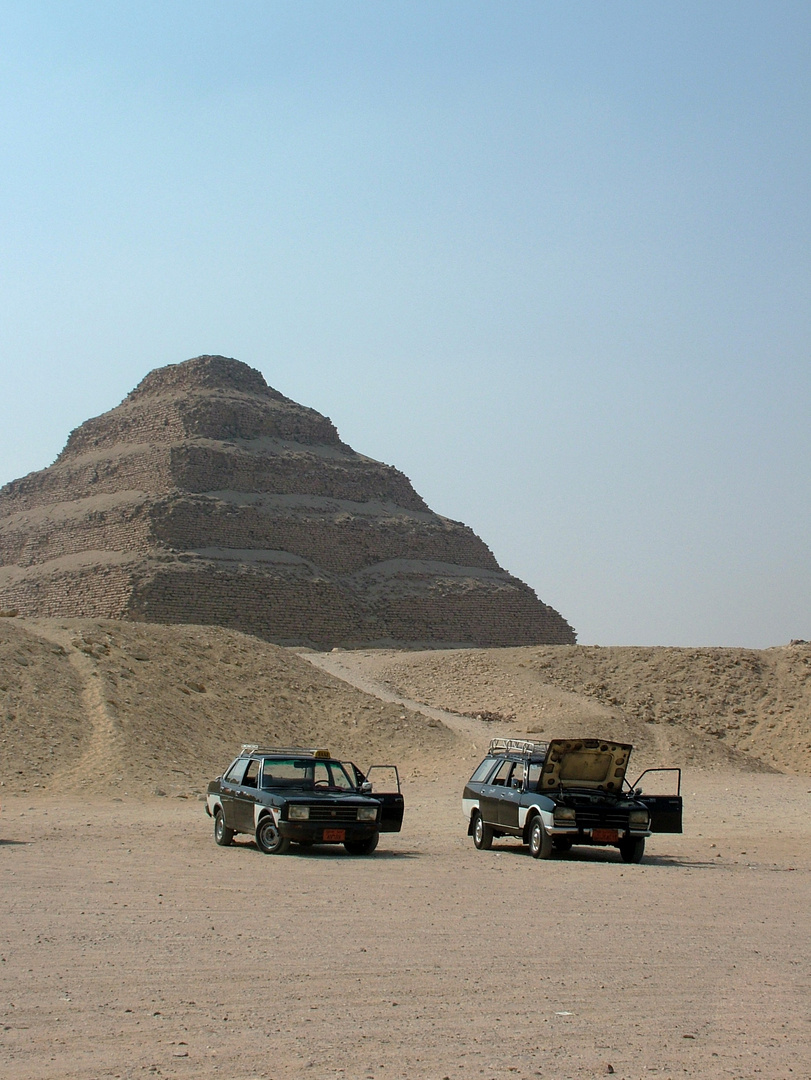 Le taxi de Djoser est avancé.