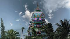 le temple Tamoul de saint pierre