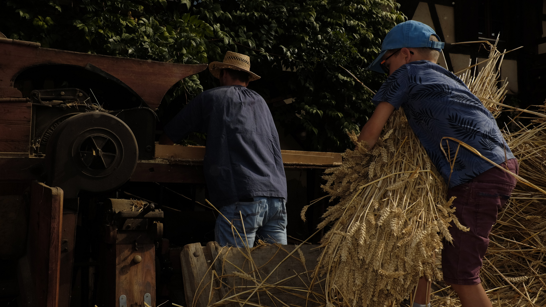 le temps des moissons.....