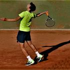 le tennisman....aime le vert fluo...