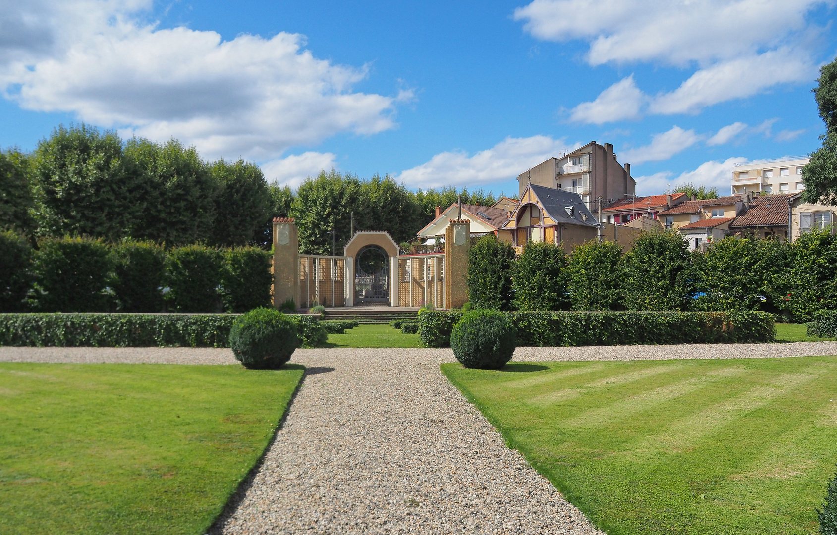 Le théâtre de verdure au Jardin Ortholan