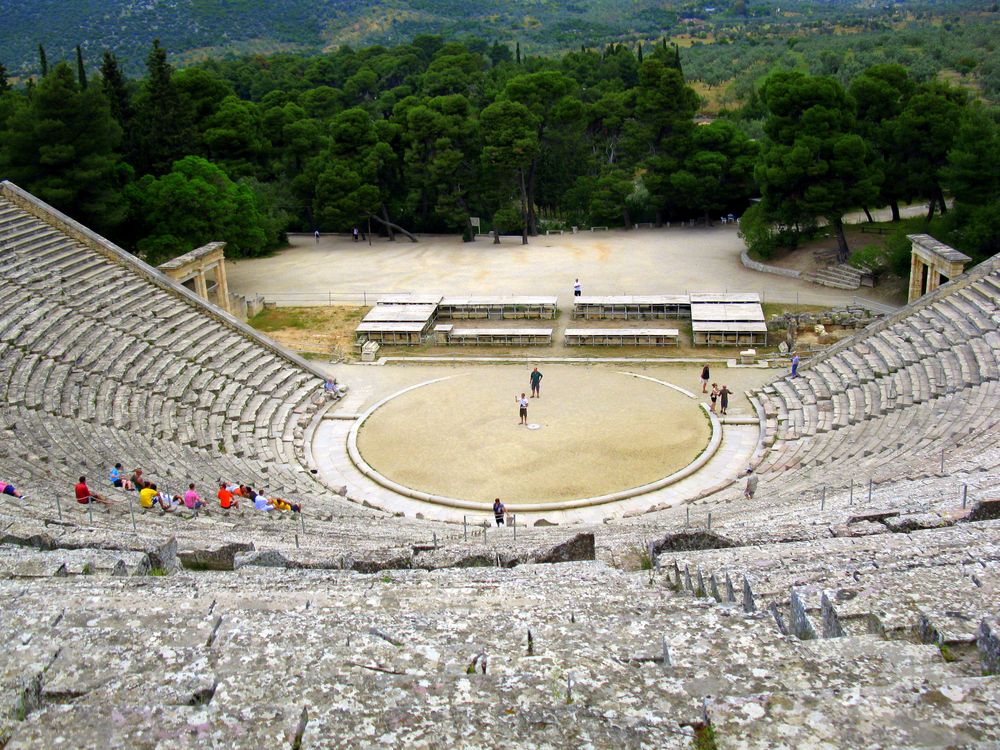 le théâtre d'Epidaure (Grèce)