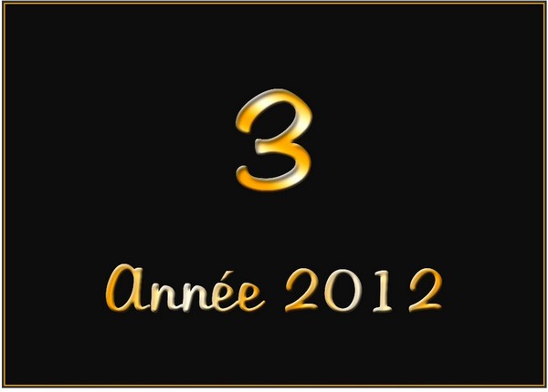 Le Top 3 2012