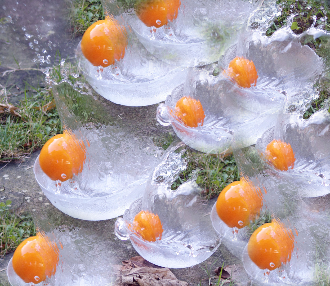 Le tour de manège des oranges.