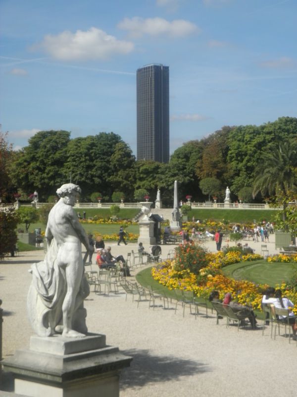 Le tour Montparnasse et le Jardin du Luxembourg
