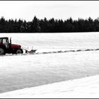 LE TRACTEUR ROUGE