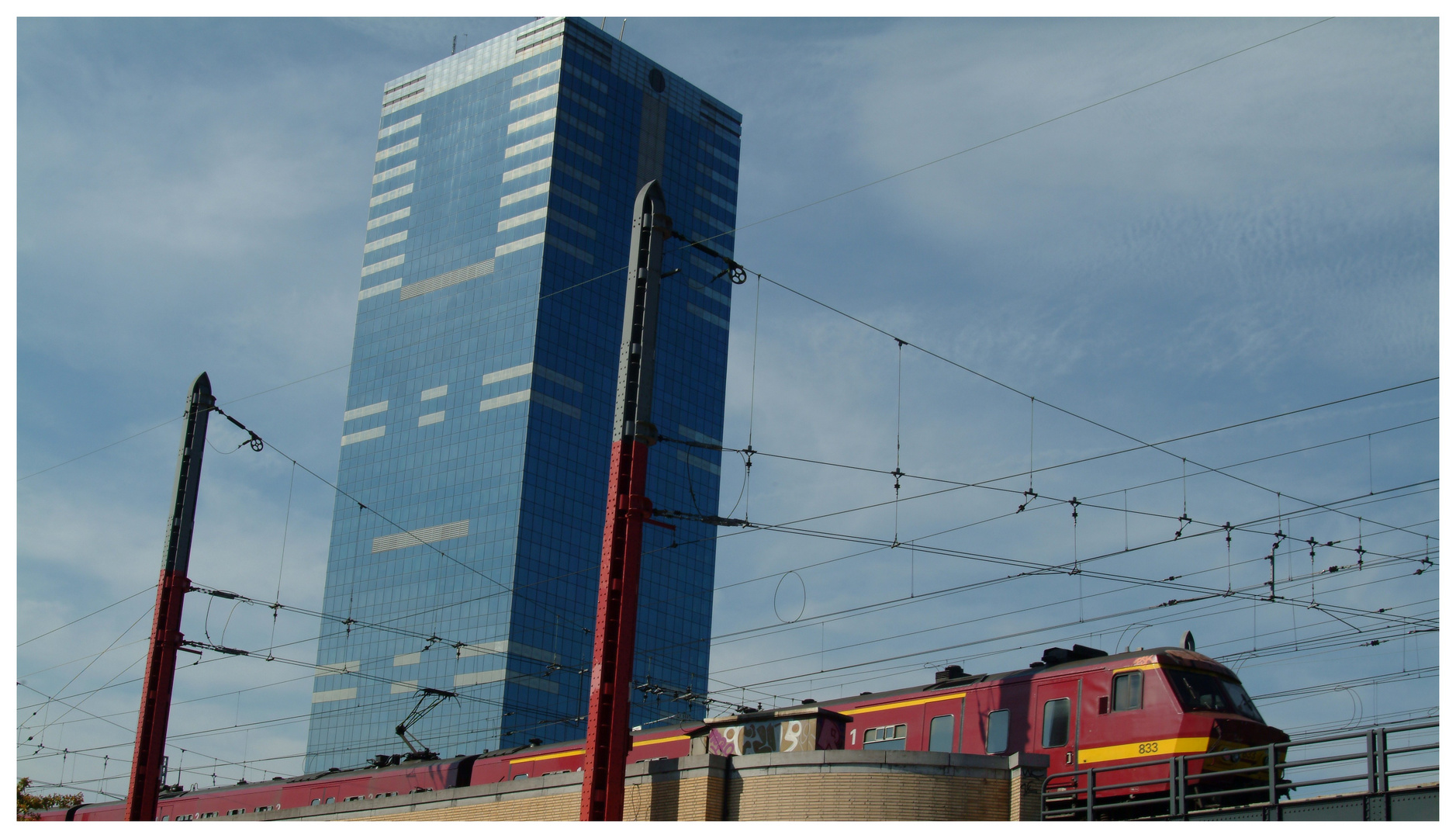 Le train arrive en gare