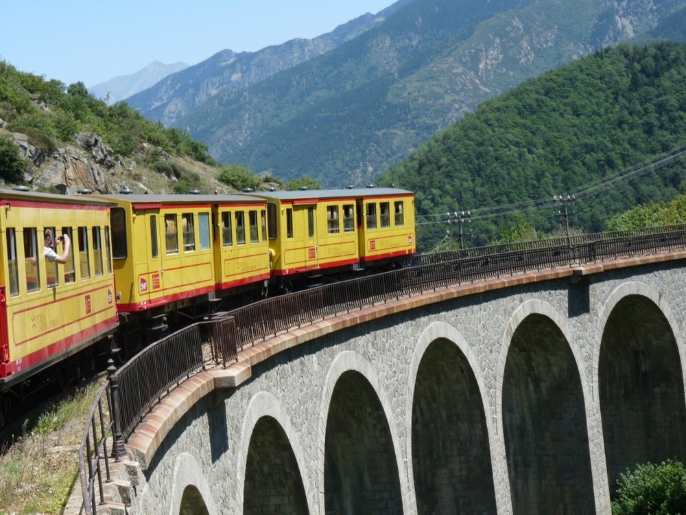 Le train Jaune(Pyrénées Orientales)