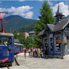 le   tramway du Mont blanc ....