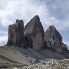 le Tre cime di Lavaredo viste dal rifugio Locatelli