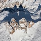 Le TRE CIME DI LAVAREDO viste dalla mongolfiera