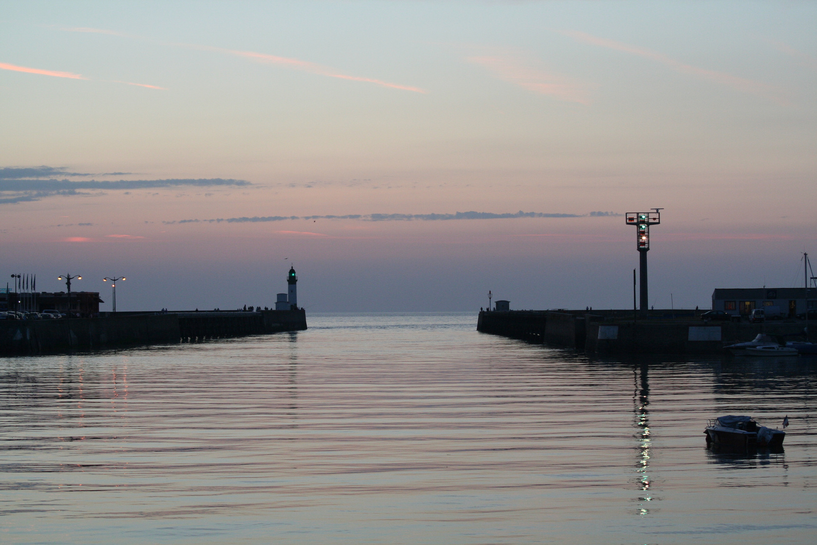 Le Tréport am Abend