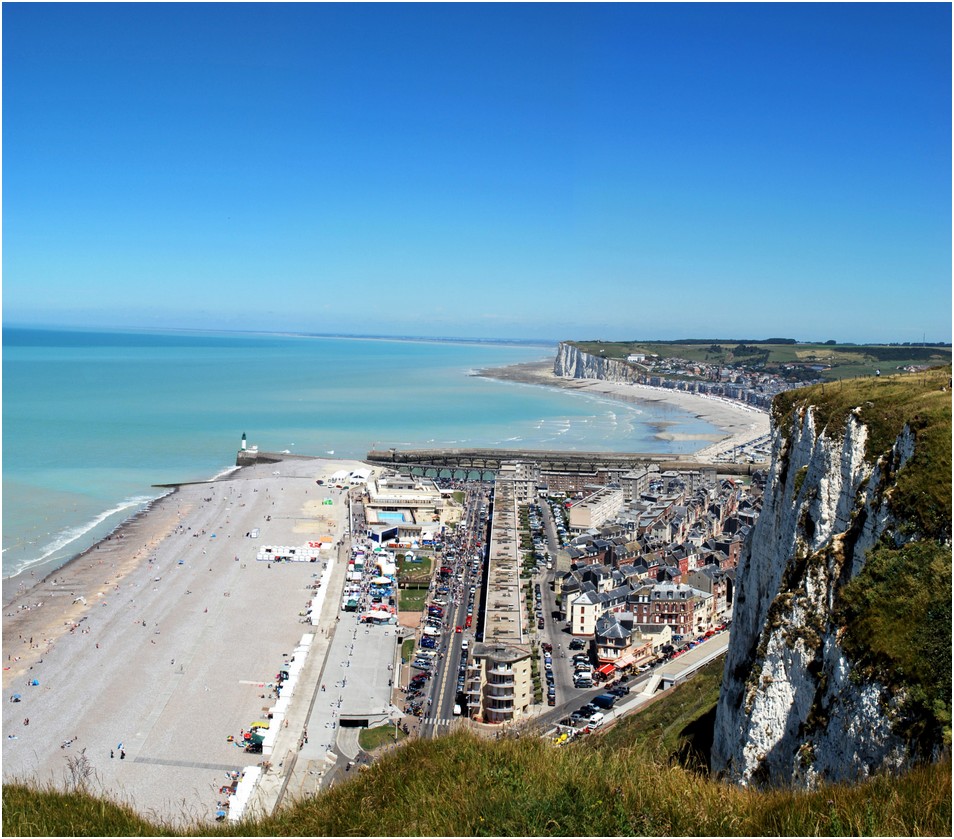 Le tréport , les cordiers et la plage