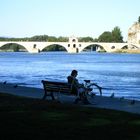 Le très célèbre pont d'Avignon.