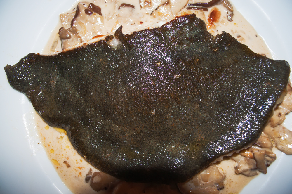 Le turbot aux cèpes