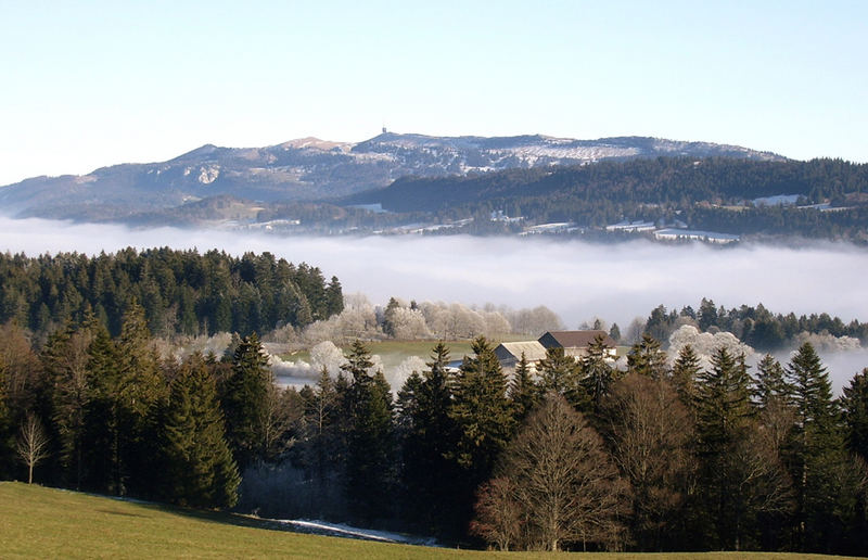 Le Vallon de Saint Imier en hiver