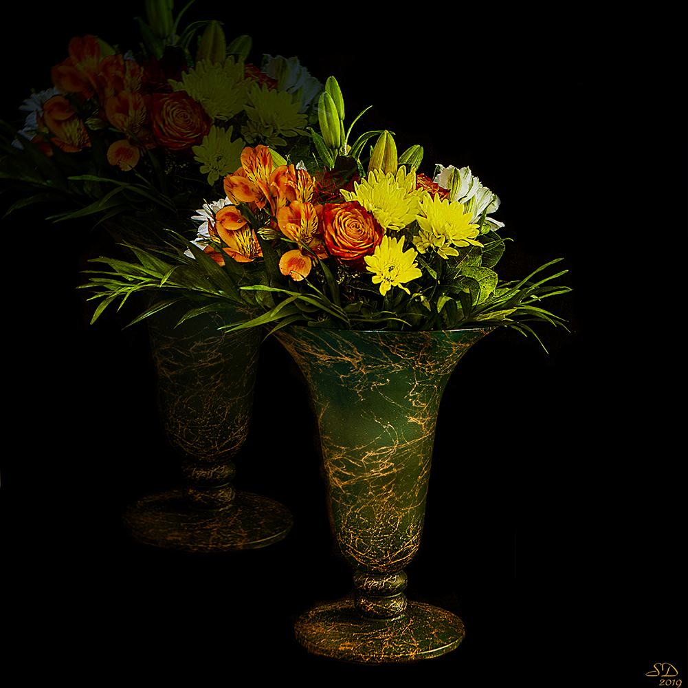 Le vase de fleurs  