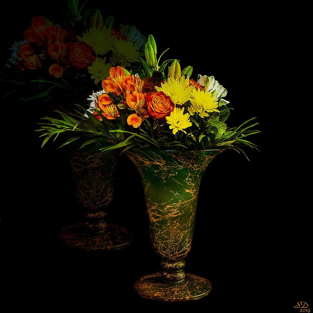 Le vase de fleurs  