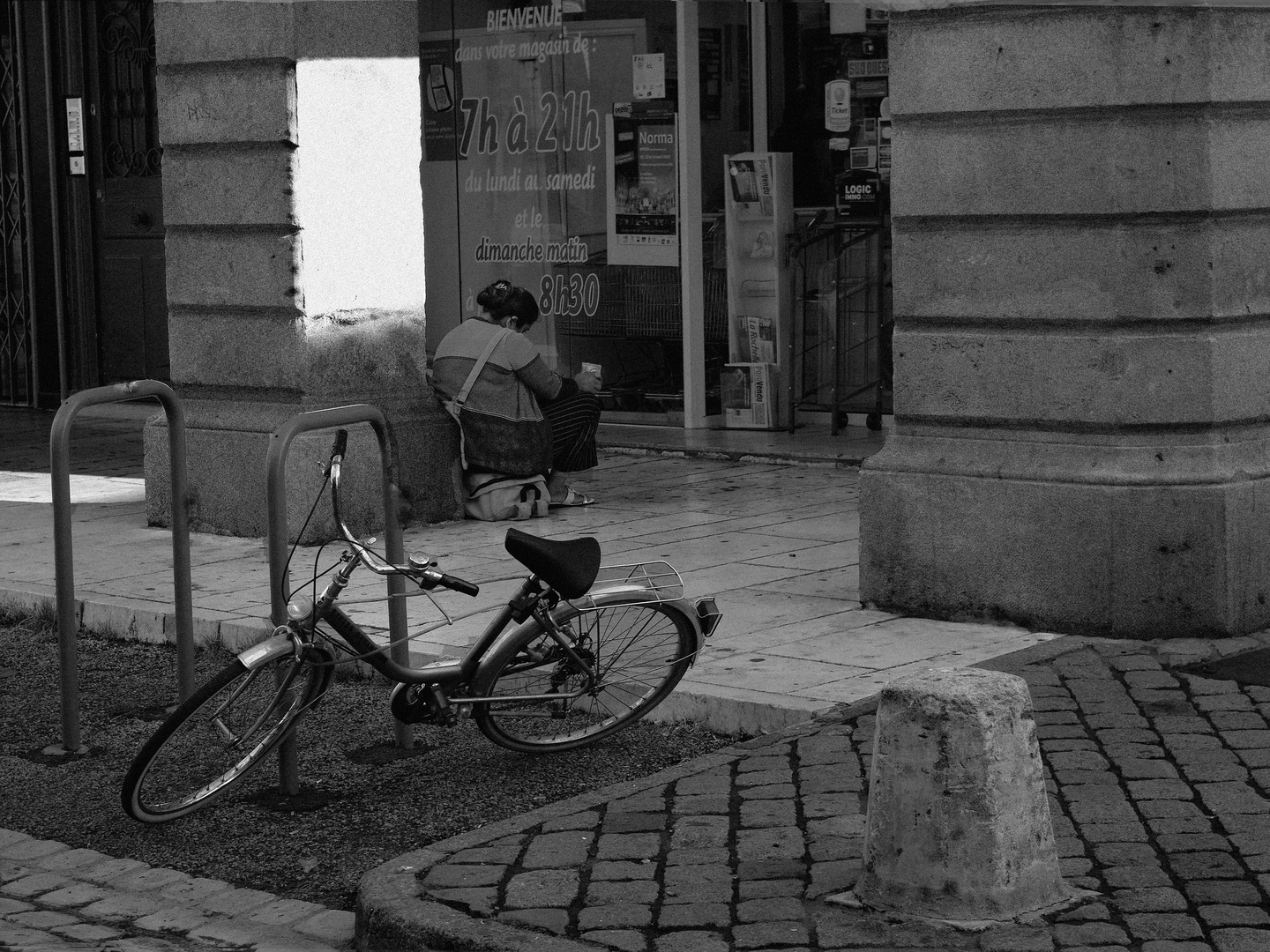 Le vélo qui penche.