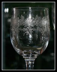 " Le verre en cristal "