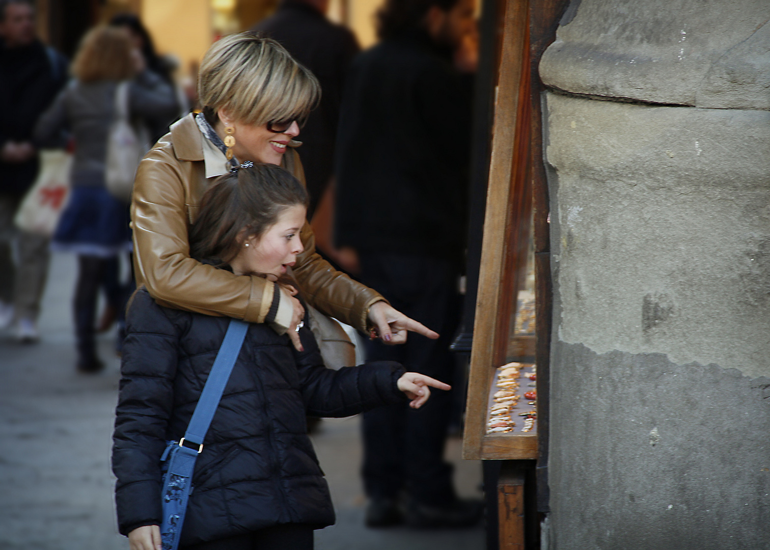 Le vetrine del Ponte Vecchio