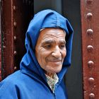 Le vieil homme et la photo. Fez, Maroc.