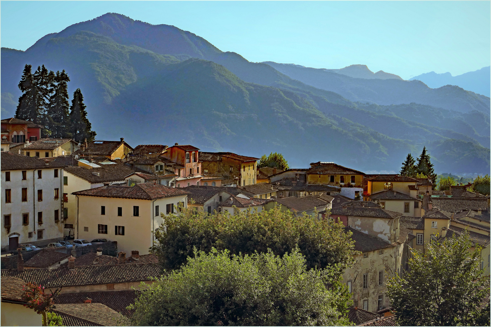 le vieux Barga , province de Lucca 