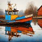 Le vieux bateau de pêche de papy - Opas alter Fischkutter