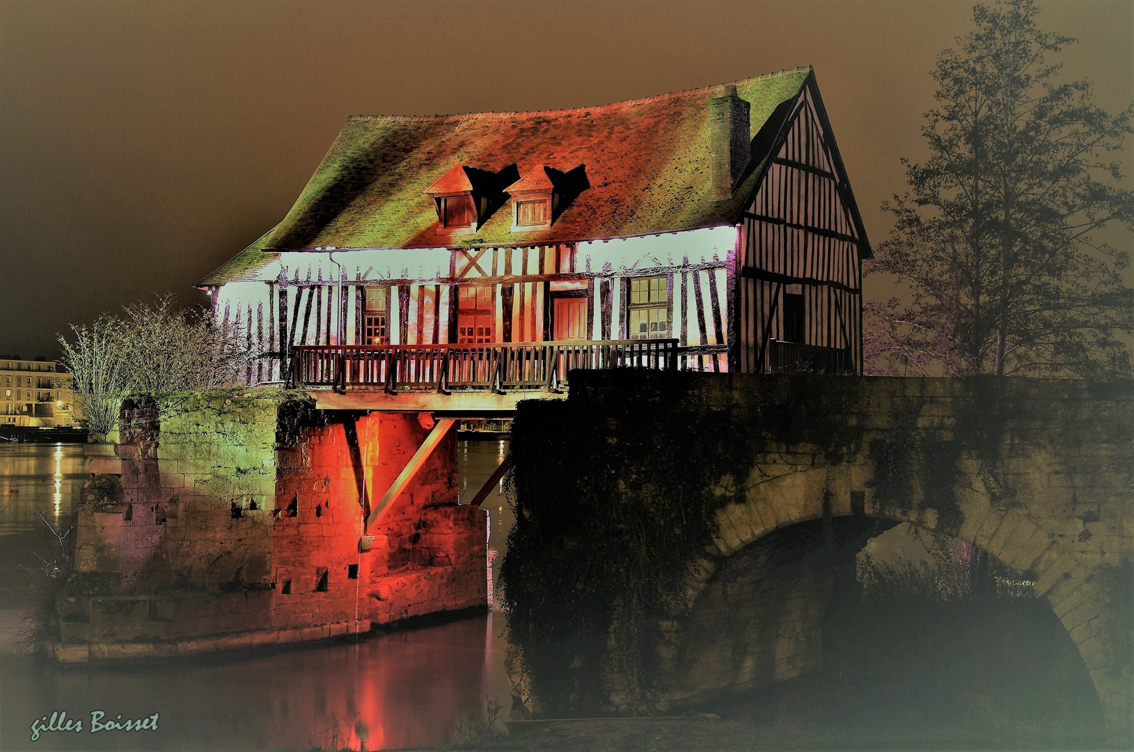 Le vieux moulin en habit de fête