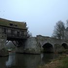 le vieux moulin et les Tourelles au cœur de l'hiver