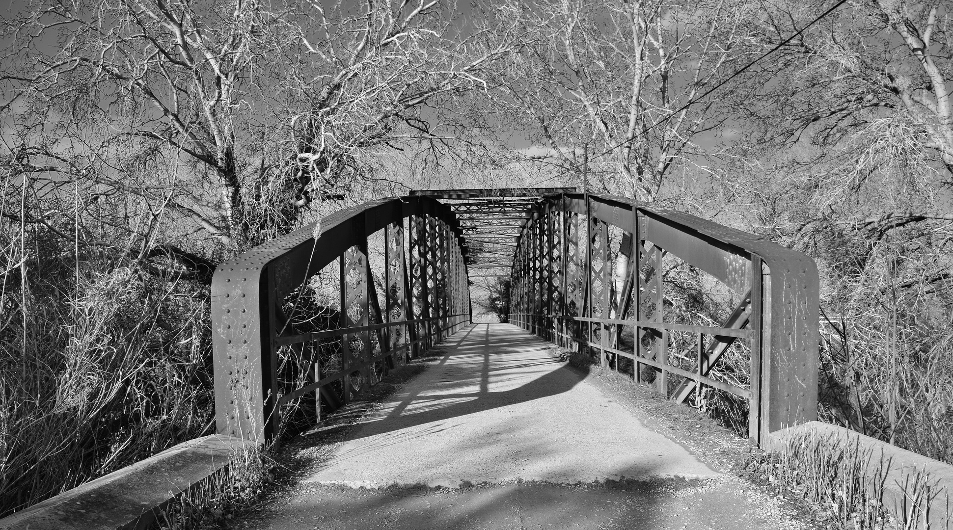 Le vieux pont en fer.