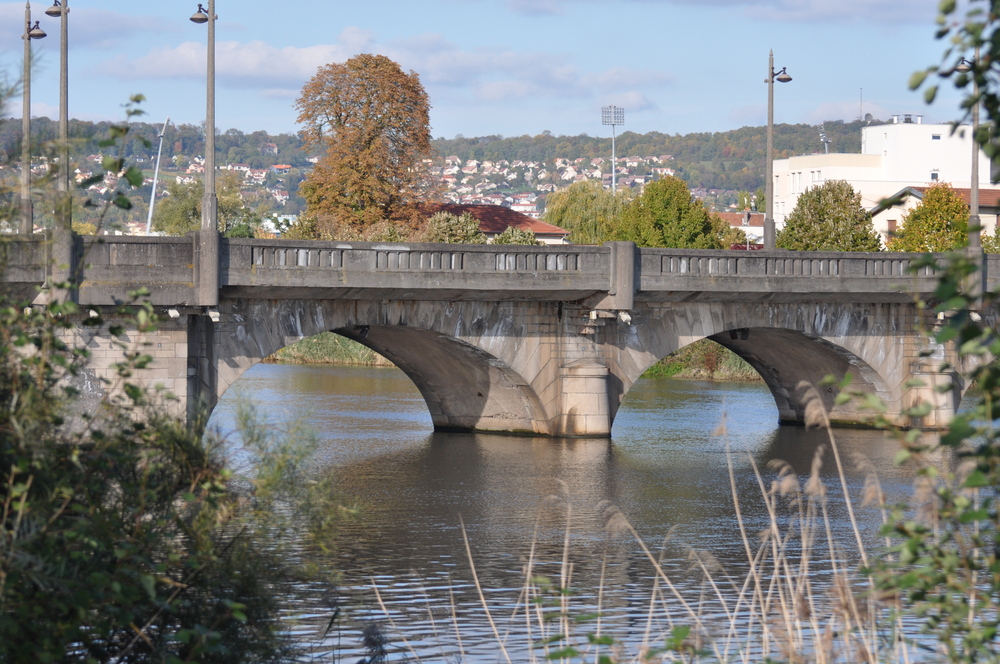 le vieux pont sur la Meurthe à Nancy