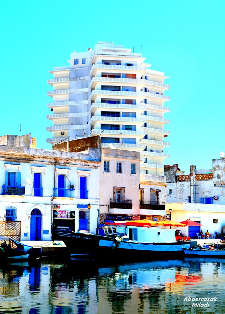 Le vieux port de Bizerte.