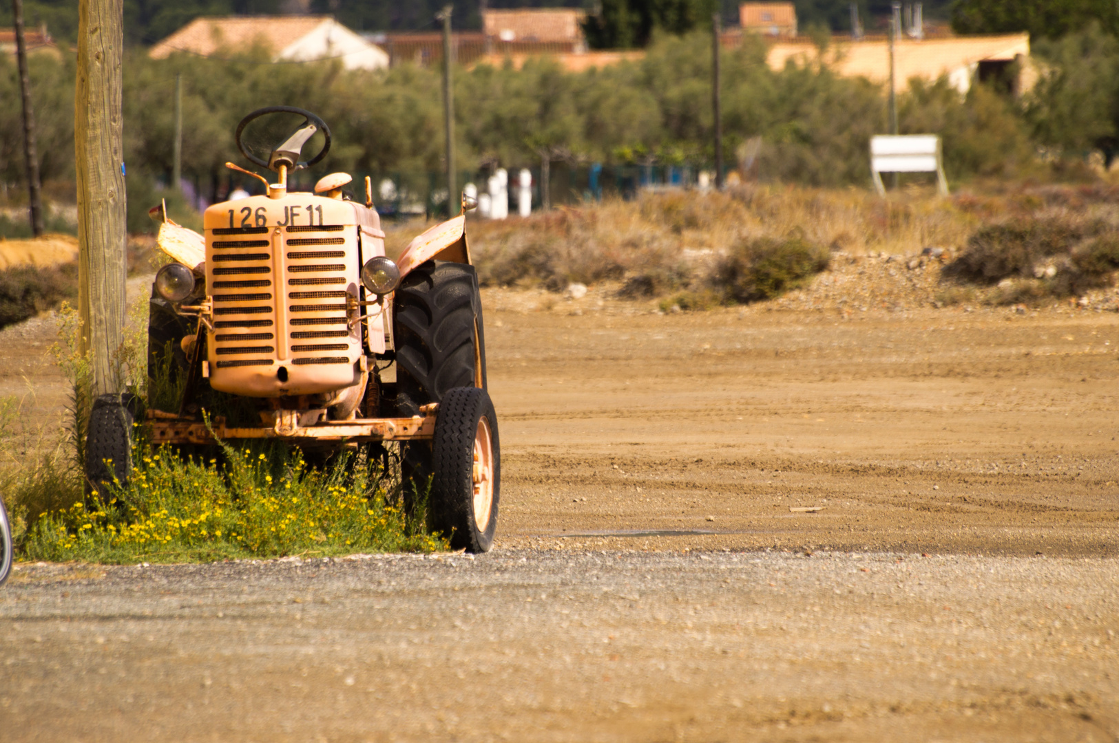 le vieux tracteur