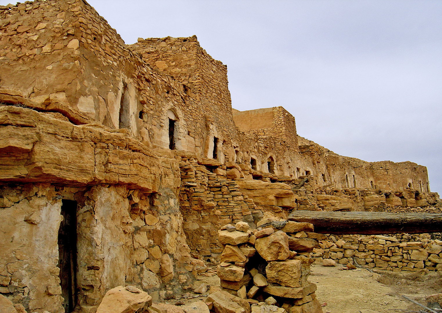 Le village Berbère en ruines de Guermassa