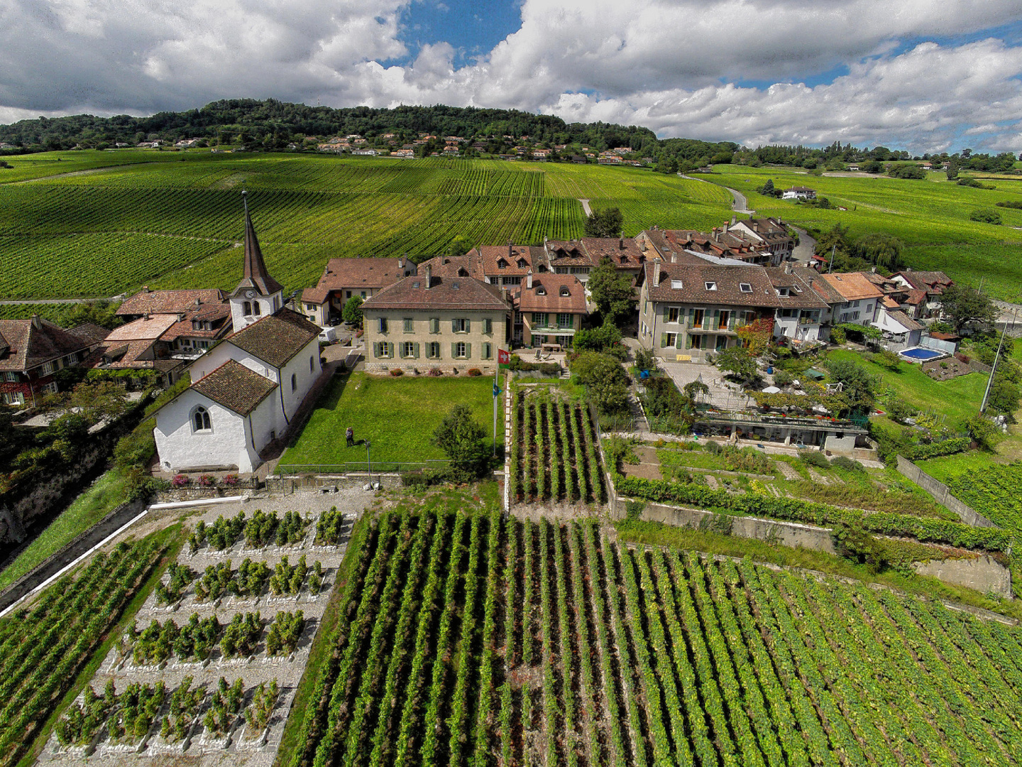 Le village de Féchy-Dessus.