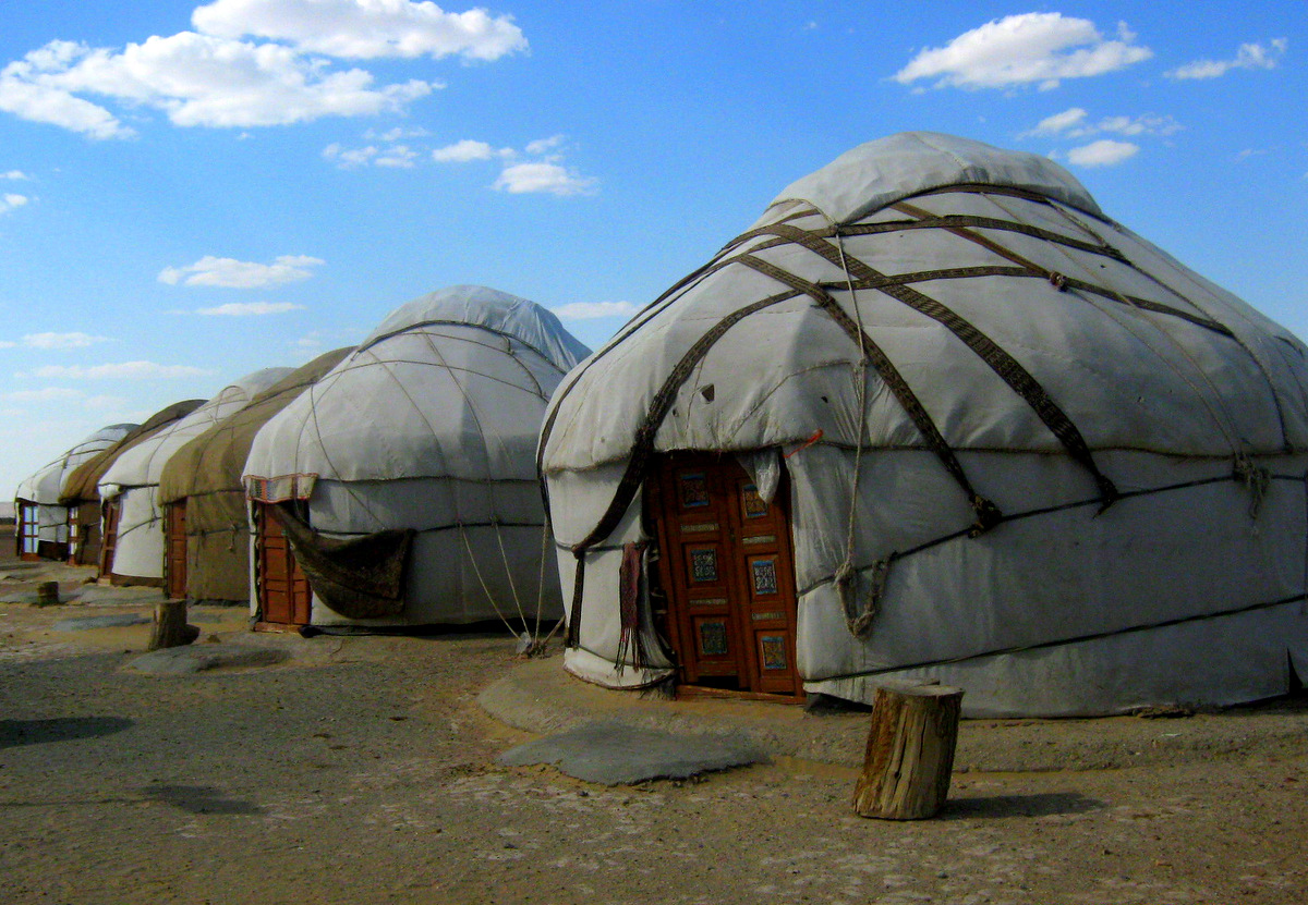 Le "yurte" dei nomadi