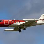 Learjet über Jagel