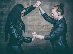 Leather Beauties Catfight