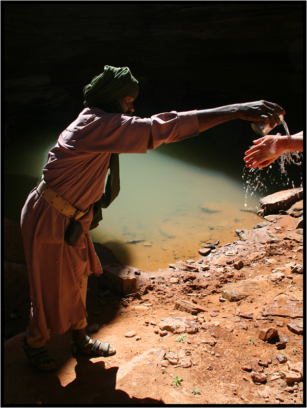 L'eau de la guelta de ennedi 