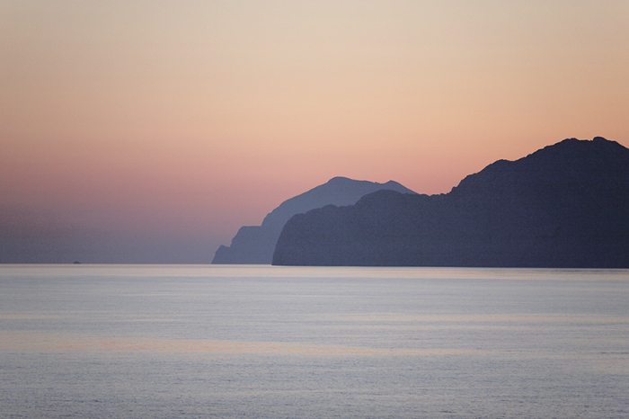 Leaving Amorgos