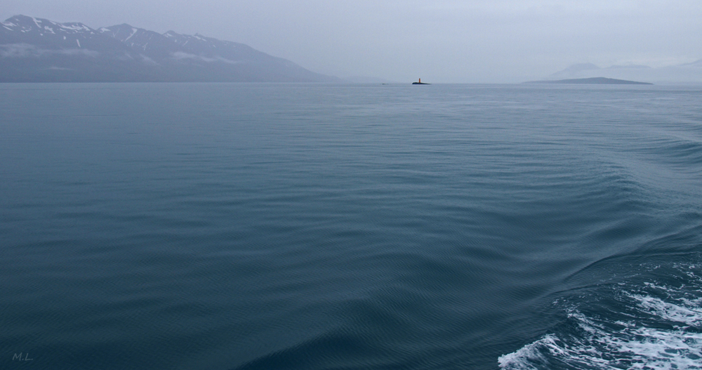 leaving Eyjafjörður